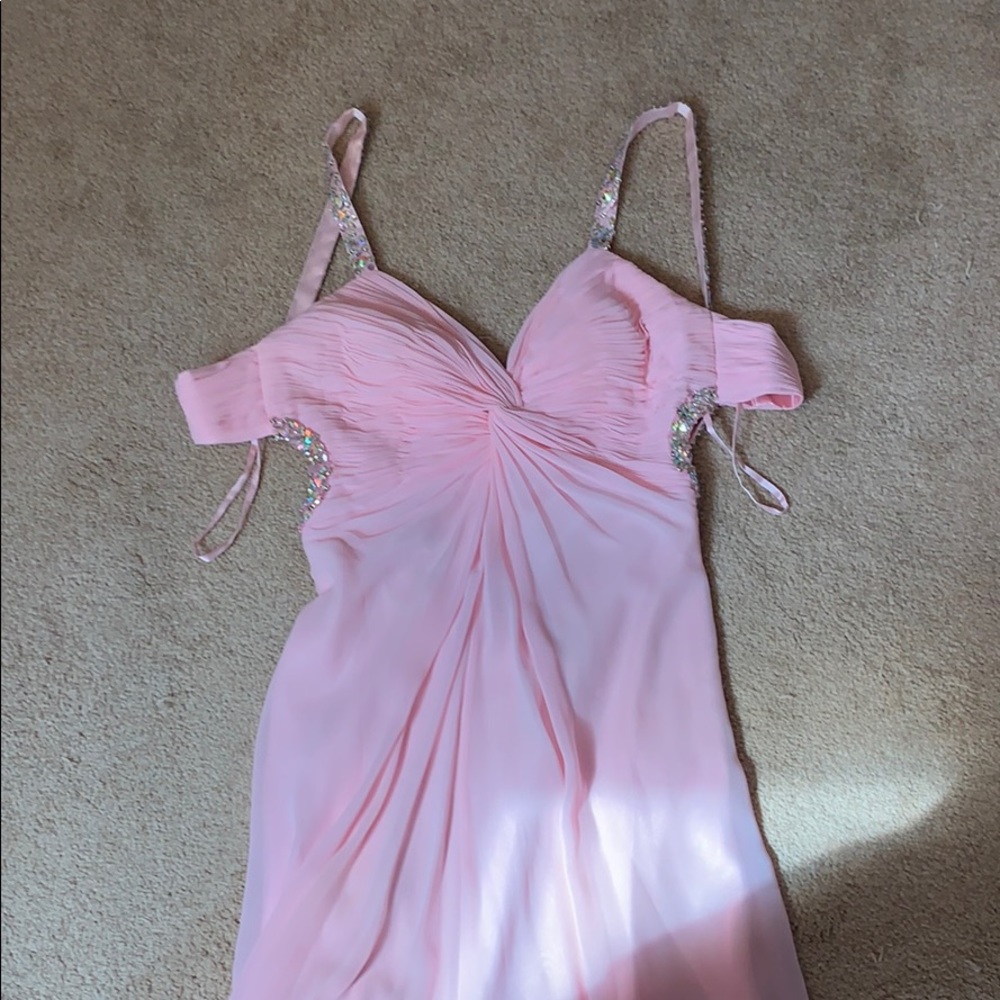 Pink prom dress
